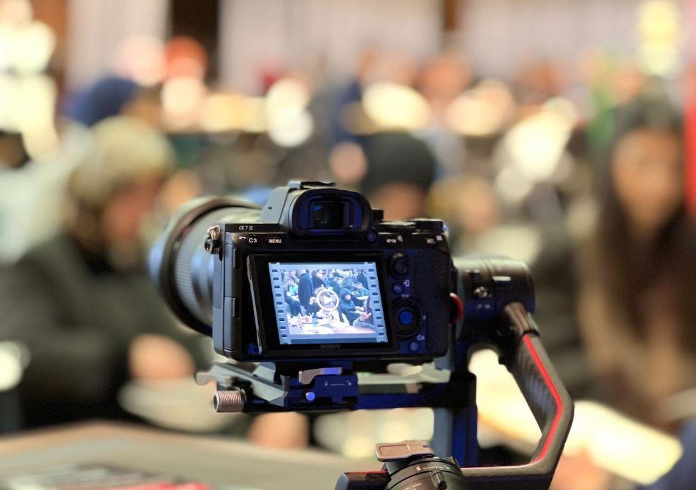 recording an event with a video camera