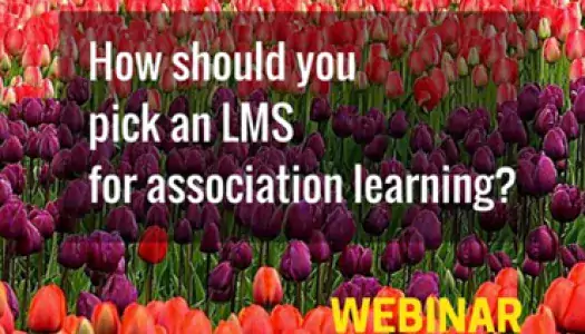 How to Select an Association (and not a corporate) LMS webinar recording