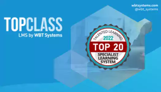 TopClass LMS named a Top 20 Specialist Learning System for 2022