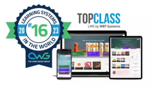 TopClass LMS named one of the 2023 top 20 learning systems in the world by Craig Weiss Group
